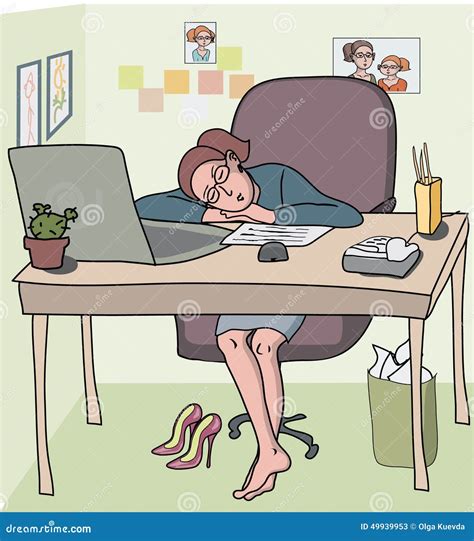 Sleeping Funny Office