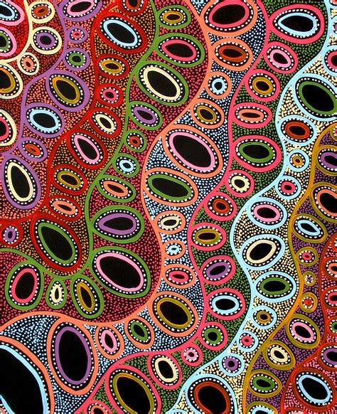 Aboriginal Artwork By Sally Clark Sold Through Coolabah Art On Ebay