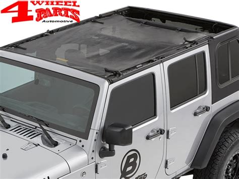 Sun Bikini Top Safari Style Bestop Mesh Sonnenschutz Jeep Wrangler JK Unlimited Bj 07 18 4