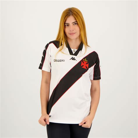 Camisa Kappa Vasco Ii Retr Feminina Futfanatics