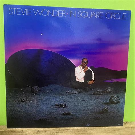 Stevie Wonder In Square Circle Lp Vinyl Record Depop
