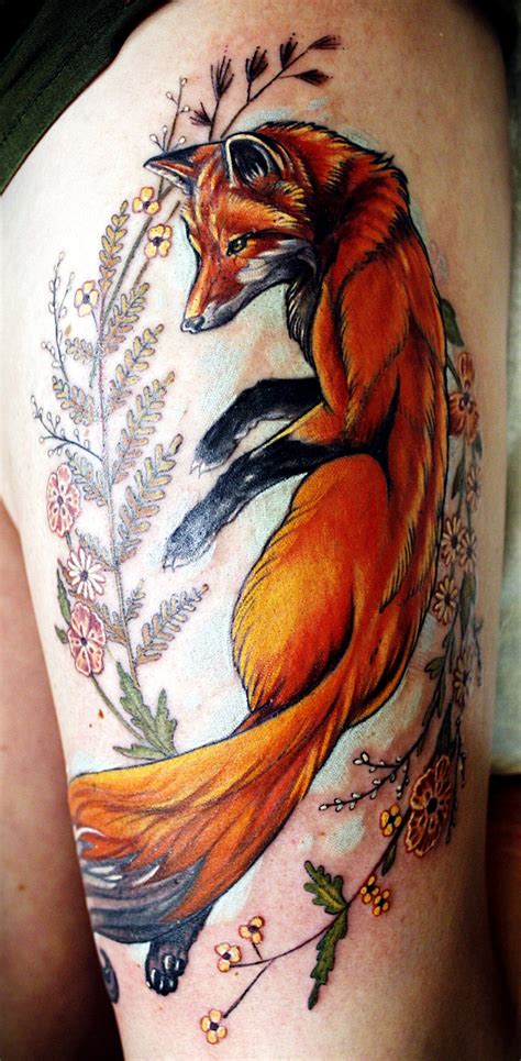 pretty simple thigh tattoos 5