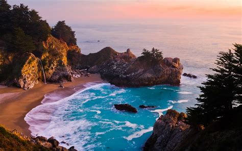 Mcway Falls At Big Sur Wallpapers X