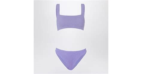 Hunza G Xandra Bikini Set In Purple Lyst