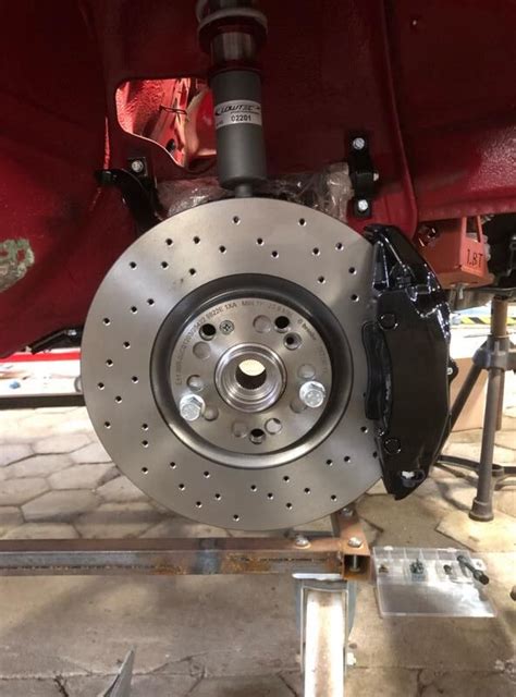 Audi 100 C1 Coupe With 312x25mm Audi S3 Brake Disc In Combination With The 4 Piston Porsche