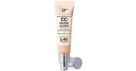 IT Cosmetics CC NUDE GLOW Lightweight Foundation Glow Serum SPF40 Light Medium