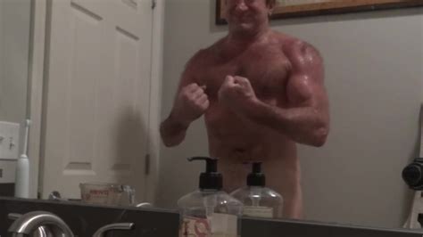Flexing My Muscles In Front Of A Mirror And Then Shooting A Load Pornhub Gay