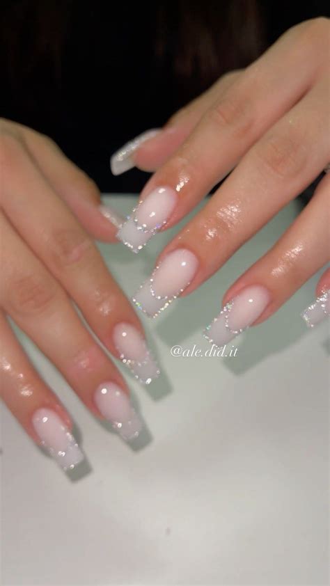 French Tip Acrylic Nails Simple Acrylic Nails Acrylic Nails Coffin