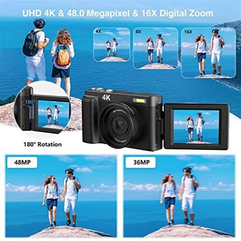 Digital Camera Jumobuis K Mp Autofocus Vlogging Camera With G