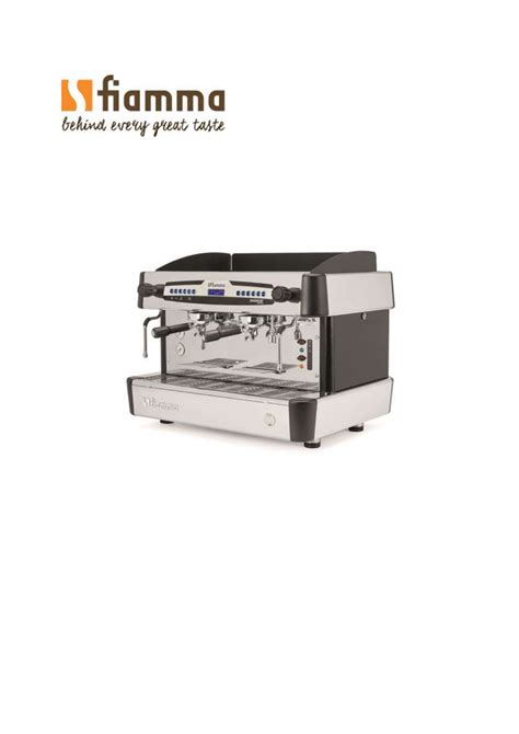 Manual Fiamma Quadrant Espresso Machine