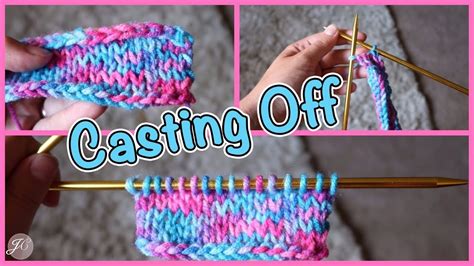 HOW TO CAST OFF - Easy for Beginners! ~Knitting Basics~