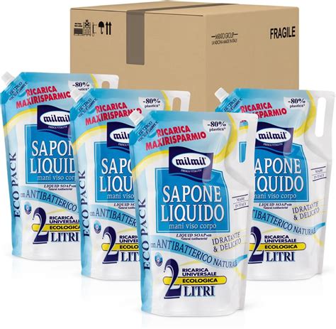 Milmil Sapone Liquido Neutro Ricarica Universale Maxirisparmio