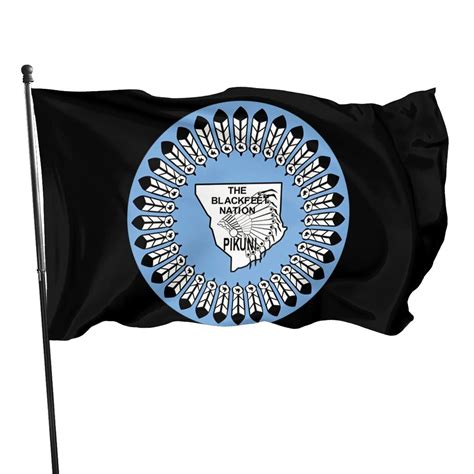 Blackfoot Indian Logo Earl Old Person, Chief Of The Blackfeet Nation,