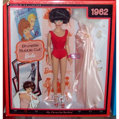 Mattel Barbie Collector Brunette Bubble Cut Shopee Malaysia