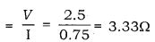 A Torch Bulb Is Rated 2 5V And 750mA Calculate I Its Power CBSE