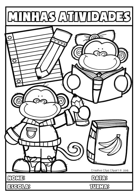 Capas De Atividades Para Educação Infantil