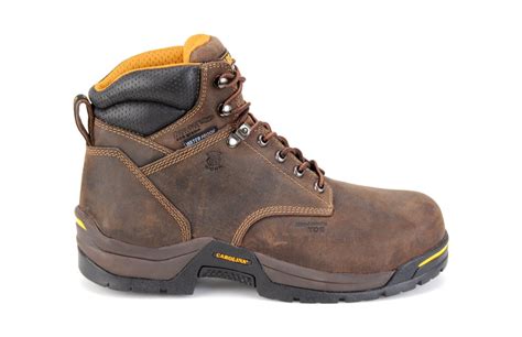 Carhartt® Rugged Flex® Waterproof 6 Soft Toe Work Bootwheat Nubuck Blue Collar Workwear