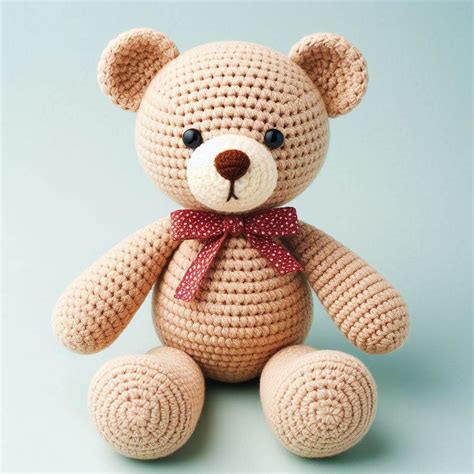 teddy bear amigurumi crochet step  step pattern  patterns