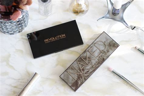 Dupes Makeup Revolution Iconic Smokey Palette Vs UD Naked Smoky Slashed Beauty