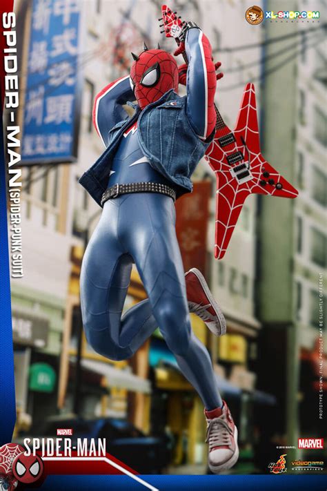 Hot Toys Vgm Marvel S Spider Man Th Scale Spider Man Spider Punk Suit Collectible