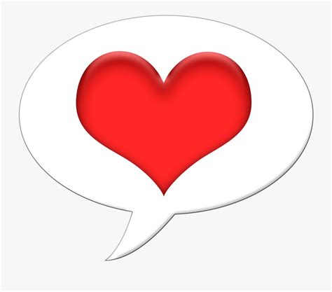 Red Heart Graphics Speech Speech Bubble With Hearts Free