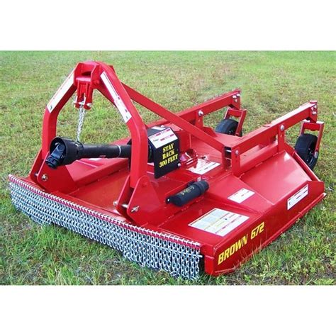 72 Brown 672hd Extra Heavy Duty 3 Point Tractor Rotary Brush Cutter