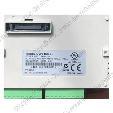 DVP04AD SL DVP04DA SL DVP S S Rie Anal Gico Unidade De Entrada E Sa Da