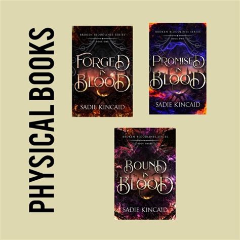 Sadie Kincaid (Broken Bloodlines 3 Books) Forged in Blood, Promised in