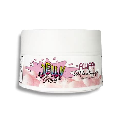 Jelly Gelly savaime išsilyginantis gelis Fluffy Nude 40ml NaguLakavimas lt