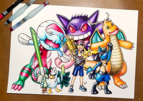 I draw things · Congratulations, World Champion Ash Ketchum and...