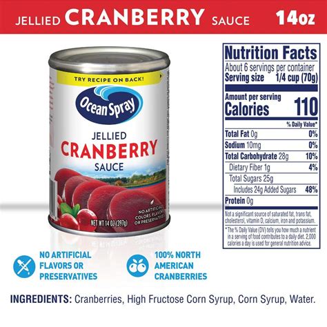 Ocean Spray Jellied Cranberry Sauce