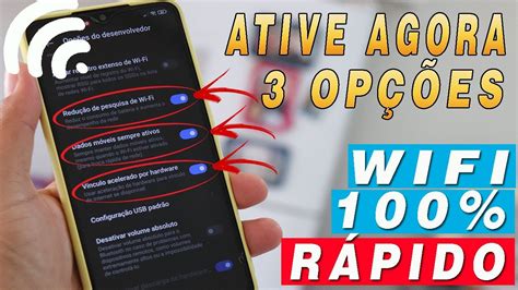 SENSACIONAL ATIVE AGORA 3 OPÇÕES OCULTAS no CELULAR e DEIXE o WIFI 100