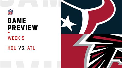 Houston Texans Vs Atlanta Falcons Preview Week 5