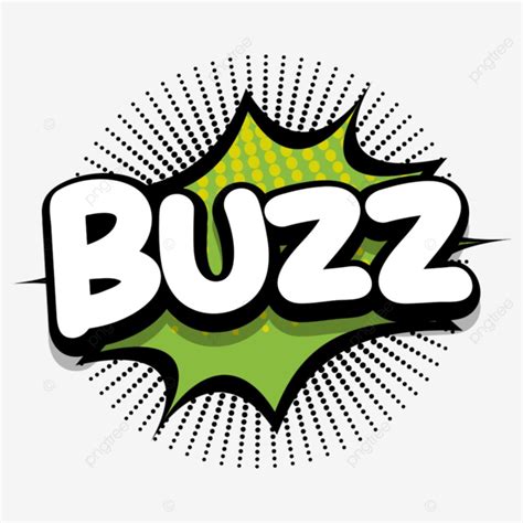 Buzz Comic Book Speech Explosion Bubble Vector Art Illustration For Comic Lovers, Illustration ...