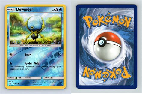 Dewpider Sm Forbidden Light Reverse Holo Common Pokemon