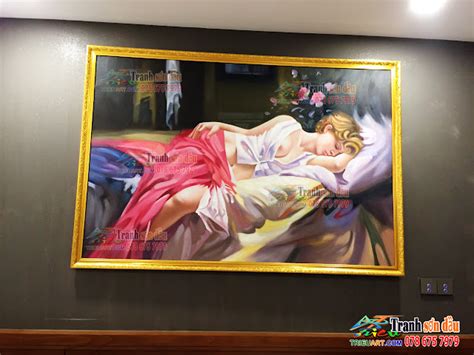 Tranh Thi U N Nude Treo Ph Ng Ng Tranh S N D U Gi R Tranh S N D U Ch T L Ng Tranh