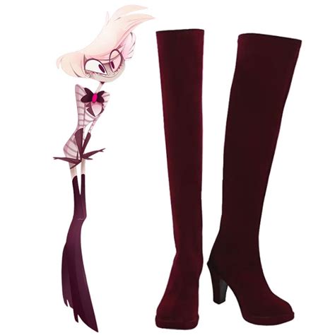 Hazbin Hotel Angel Dust Shoes Cosplay Boots – Winkcosplay