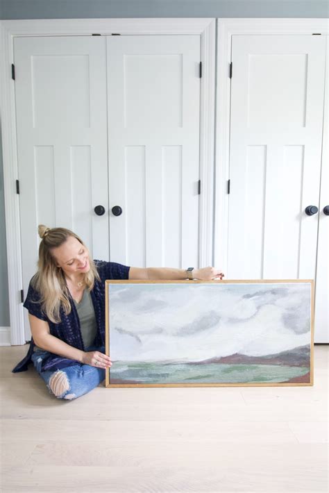 how to frame canvas art 7