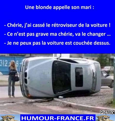 Une Blonde Appelle Son Mari Humour France Fr