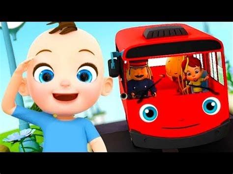 Baby Takes The Bus - Wheels On The Bus & More Nursery Rhymes & Kids