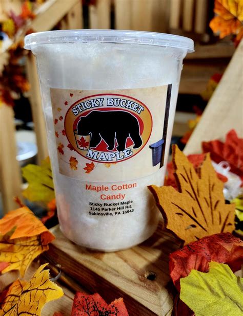 Maple Cotton Candy Sticky Bucket Maple