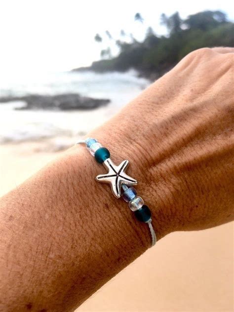 Starfish Bracelet Ankle Bracelet Summer Jewelry Waterproof Etsy