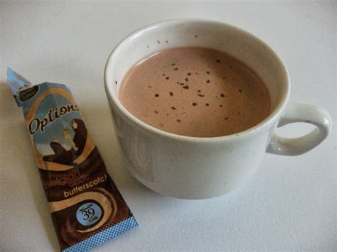 Options Belgian Choc Butterscotch Hot Chocolate Limited Edition Review