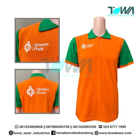 Contoh Desain Kaos Kerah Yang Trendi Dan Stylish Di Towakaosid