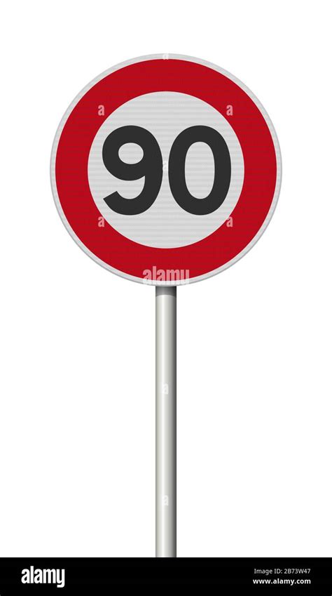 Km Speed Sign Banque D Images Vectorielles Alamy