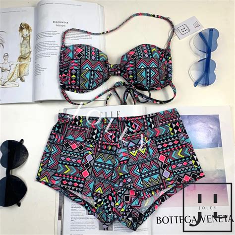 Jual NAIA MOTIF Bikini Set Bikini Pantai Baju Renang Bikini