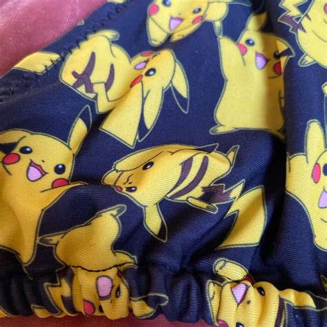 A B Cup Pikachu Bikini Top Pikachu Bikinitop Vintage Depop