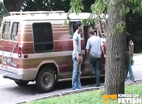 Two Friends Blow Two Guys Who Came To Fix The Van Gay Porn Feat Orion Cross By FapHouse XHamster