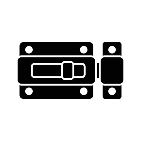 Door Latch Icon 11722932 Vector Art At Vecteezy