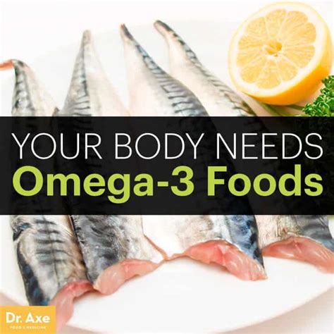 15 Omega-3 Foods Your Body Needs Now - Dr. Axe